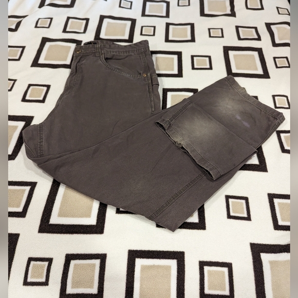 Oxgear carpenter pants. Kyakis. Work pants. Size 34/30. GUC. Green. - Picture 2 of 12